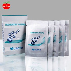 تصویر پودر کلاژن ترمیم زخم طباگرن پلاس نقره ۲ گرمی TREETA  tebagran plus Ag 2gr