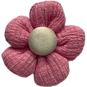 تصویر تکه دوزی طرح گل رنگی 