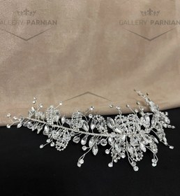 تصویر ریسه موی عروس کد R24 Bridal headband code R24