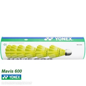 تصویر توپ بدمينتون يونکس Yonex Mavis 600 دور سبز 