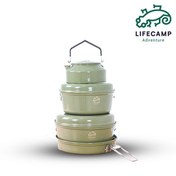 تصویر ست ظروف 4 تا 6 نفره لایف کمپ کد 45830 