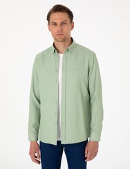 تصویر پیراهن مردانه سبز پیرکاردین 