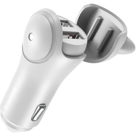 تصویر فندکی بیسوس مدل Carregador Veicular Gato Baseus CCALL-DM02 Adorkable 3A Branco فندکی بیسوس مدل Baseus CCALL-DM02 Adorkable 3A Brancoسفید