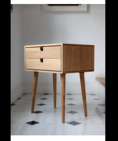 تصویر پاتختی چوبی ژرفا 