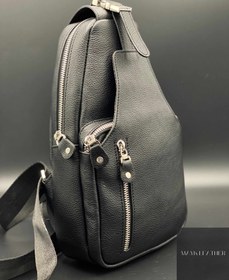 تصویر کراس بادی چرم طبیعی cross body