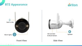 تصویر دوربین وای فای برایتون IOT-72B72