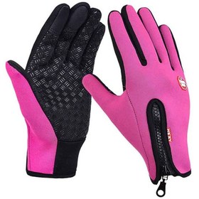 تصویر دستکش وینداستاپر HKXY مدل L208 TOLEMI Winter Gloves Running Thermal Gloves Warm Gloves Anti-slip Touchscreen Gloves for Men Women Sport Walking Riding Driving Cycling