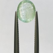 تصویر نگین آکوامارین دامله تراش اصل سایز 9*11 