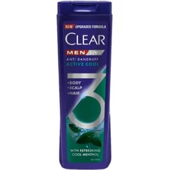 تصویر شامپو ضد شوره کلیر عملکرد 3 گانه (3×1) آقایان یونیلور 