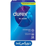 تصویر کاندوم دورکس مدل کلاسیک بسته 16 عددی DUREX Klasik/Classic 