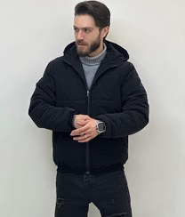 تصویر کاپشن کلاه دار مردانه G 