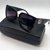 تصویر عینک آفتابی زنانه گوچی مربعی پلاریزه با عدسی UV400 