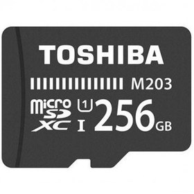 تصویر کارت حافظه microSDHC توشیبا مدل M203 کلاس 10 استاندارد UHS-I 