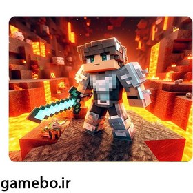 تصویر ماوس پد طرح ماینکرفت(minecraft) کدMP1054 