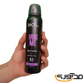 تصویر اسپری بدن مردانه مدل Hug Me حجم 150میل بیول Biol Body Spray Hug Me For Men 150ml