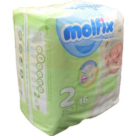 تصویر پوشک مولفیکس سایز ۲ (۱۶ عددی) 