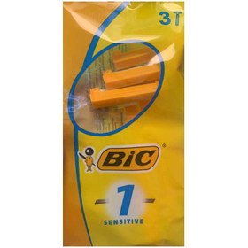 تصویر ژیلت یک لبه حساس بیک 5 عدد Bic Gillette 1edges Sensitive 5pcs