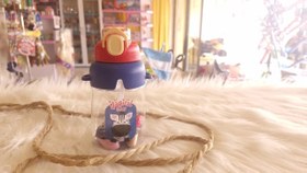 تصویر قمقمه پاندا زیر سیلیکونی Panda thermos under silicone