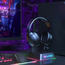 تصویر هدست مخصوص بازی اوی مدل Awei GM-3 E-Sports Wired Headset 