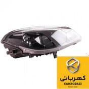 تصویر مجموعه چراغ جلو راست ( قاب مشکی) برلیانس H320 / H330 