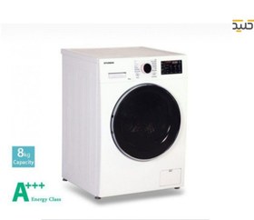 تصویر ماشین لباسشویی درب از جلو هیوندای HWM-8013 Hyundai HWM-8013 Washing Machine 8Kg