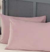 تصویر ست دوعددی بالشت مادام کوکو مدل Manon Ranforce صورتی Madame Coco Manon Ranforce 2-piece Pillow Case- Clear Myrdimum