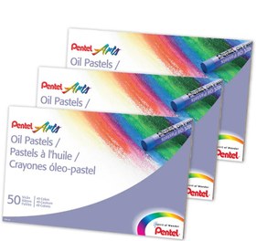 تصویر پاستل روغنی پنتل ۵۰ رنگ 