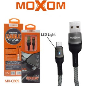 تصویر کابل شارژ میکرو موکسوم مدل MX-CB09 Moxom