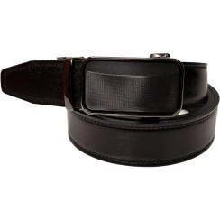 تصویر کمربند مجلسی مردانه 3.6 سانت چرم طبیعی ریلی تک دوخت 