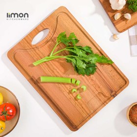 تصویر تخته برش چوبی بزرگ لیمون کد 2165 Large limon wooden cutting board code 2165