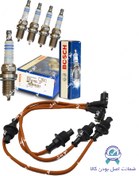 تصویر پک شمع بوش تک پلاتین روسیه مناسب پژو و مگان و پراید و لیفان و تیبا و ریو و سمند و کوییک 