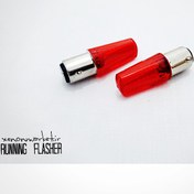 تصویر لامپ فندوقی لیزری رانینگ دو کنتاک قرمز ( دو عددی ) 