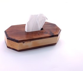 تصویر جعبه دستمال کاغذی گردینه J01 gordineh tissue box J01