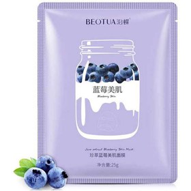 تصویر ماسک ورقه ای عصاره بلوبری بیوتوآ jane extract blueberry skin mask