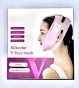 تصویر غبغب‌بند سیلیکونی V-Shape 