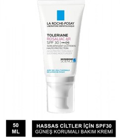 تصویر کرم مرطوب کننده صورت Toleriane Rosaliac Ar-SPF 30 برای پوست های حساس و مستعد قرمزی 50 میلی لیتر مردانه | لاروش پوزای La Roche Posay SAĞLIK VE GÜZELLİK MERKEZİ SDFG0257YY 