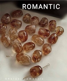 تصویر سنگ سیترین دفرمه 