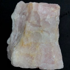 تصویر سنگ راف رزکوارتز صورتی رنگ مناسب انرژی درمانی و کلکسیون Rose quartz