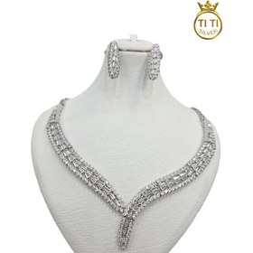 تصویر سرویس طرح طلا سفید بدل 010538 