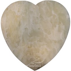 تصویر سنگ قبر مرمر طرح قلب 