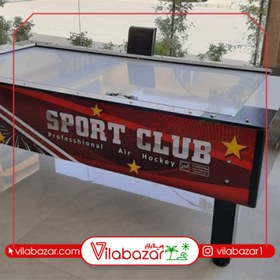 تصویر ایرهاکی نمایشگر کنار 8 فوت طرح Sport Clup قرمز 