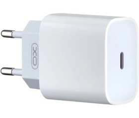 تصویر شارژ دیواری تک پورت تایپ سی 18 وات ایکس او XO L40 Wall Adapter with USB-C port 18W 