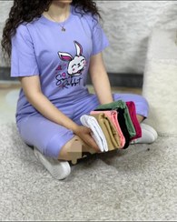 تصویر ست تیشرت شلوارک زنانه مدل خرگوشی 