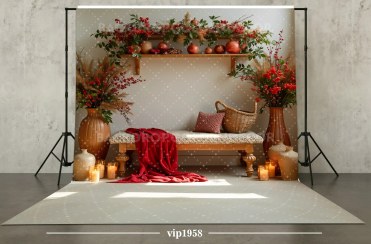 تصویر بکدراپ عکاسی پارچه ای طرح یلدا کد VIP1958 