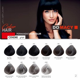 تصویر رنگ مو دوماسی DOMACY بلوند دودی تیره سری دودی شماره 6.1 
