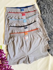 تصویر شورت مردانه طوسی پادار جیران اوغلو 