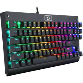 تصویر کیبورد مخصوص بازی ردراگون مدل K568 RGB Redragon K568 RGB Gaming Keyboard