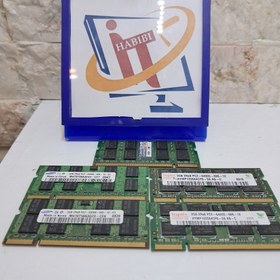 تصویر رم لپ تاپ 2gb ddr2 800mhz mix 