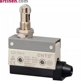 تصویر میکرو سوئیچ قاب دار فشاری قرقره دار CNTD مدل CZ-7311 CNTD Limit switch CZ-7311