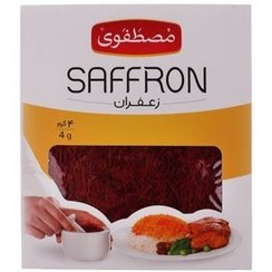 تصویر زعفران درجه یک مصطفوی مقدار 4 گرم Mustafavi first class saffron - 4 grams